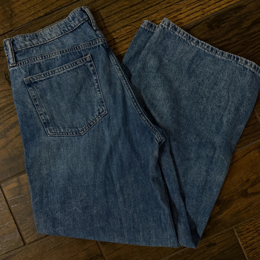 Gap Wide leg Blue Denim Jeans